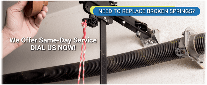 Broken Garage Door Spring Saint Louis MO